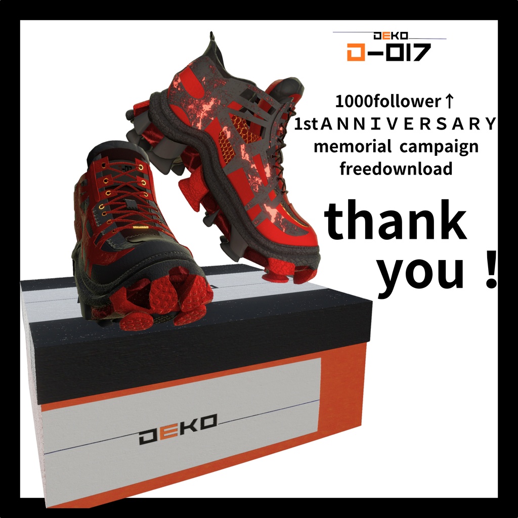 【無料】DK_017【1Stanniversary&1000follower達成キャンペーン】