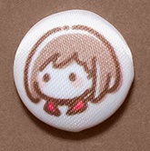 くるみボタンバッジ・MEIKO