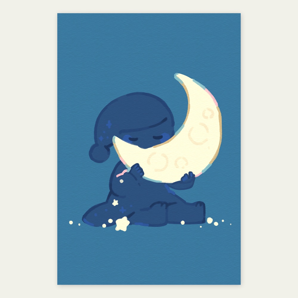 「夜のおやつ」ポストカード