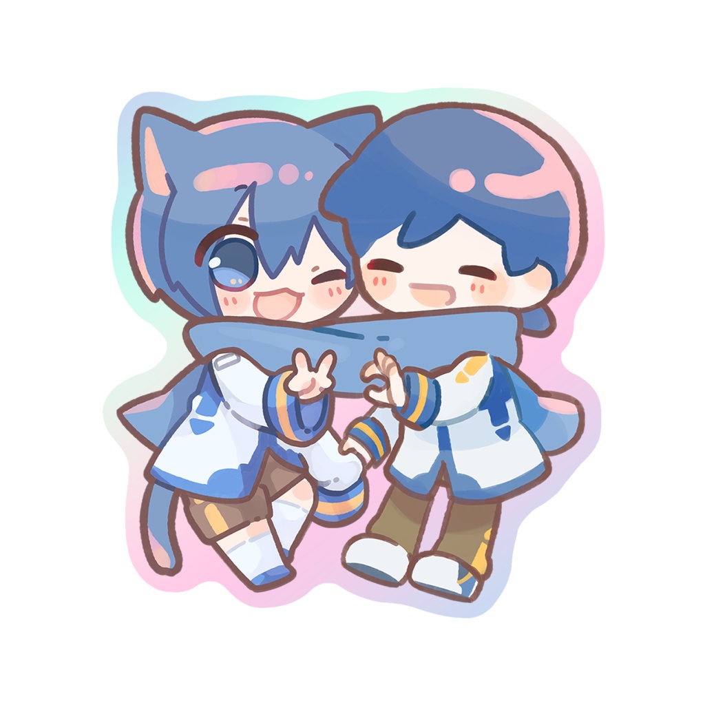 lilija&にゃん KAITOステッカー