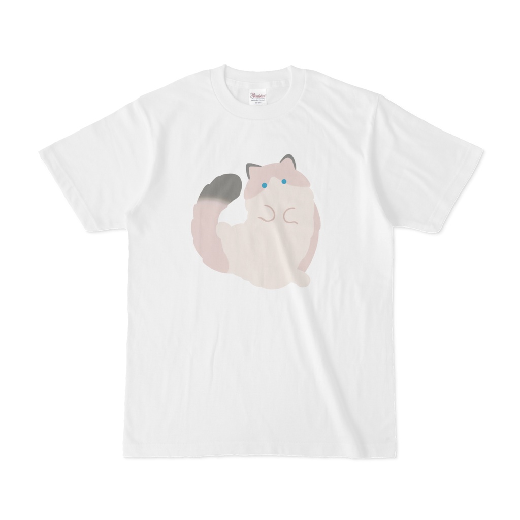 もふもふのねこTシャツ