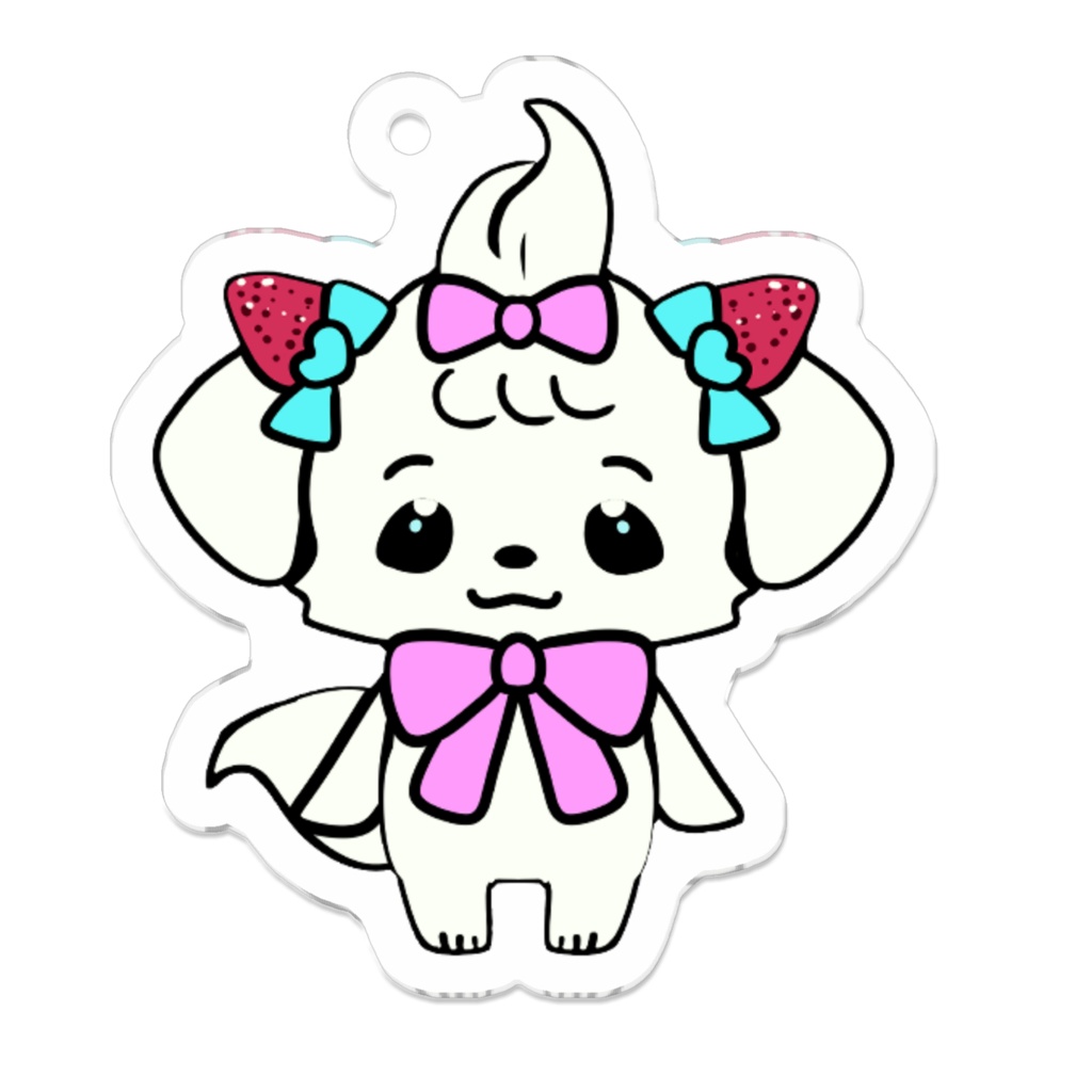 もふわんこ!アクリルキーホルダー