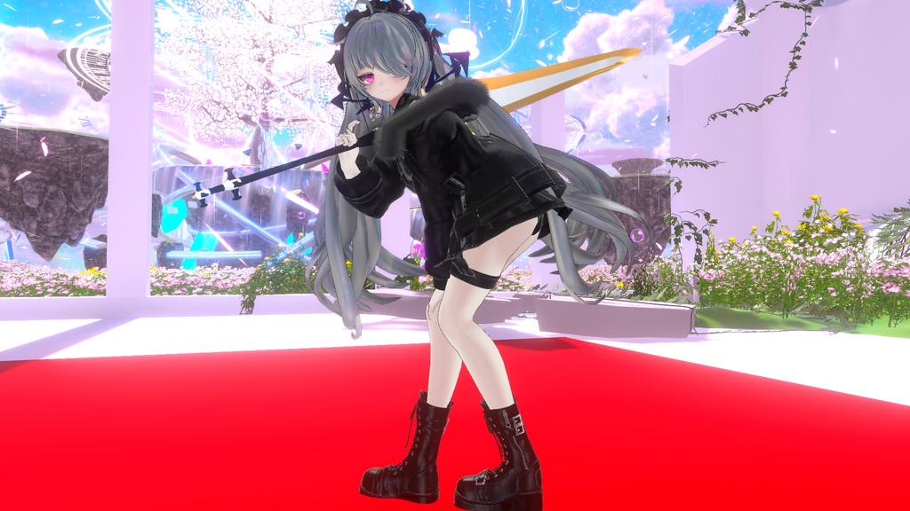 【VRChat想定】聖剣/変形盾