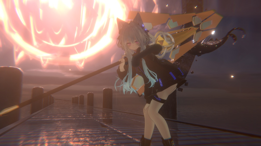 【VRChat想定】分離合体大剣