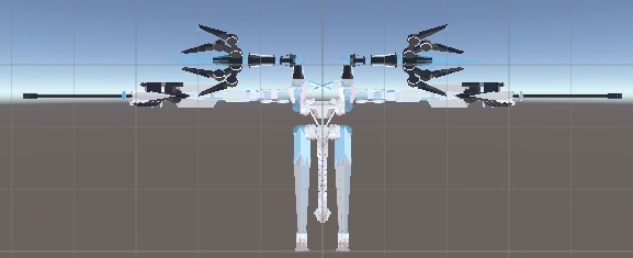 【VRChat想定】Centaur-Type Enhanced Exoskeleton Mk-1