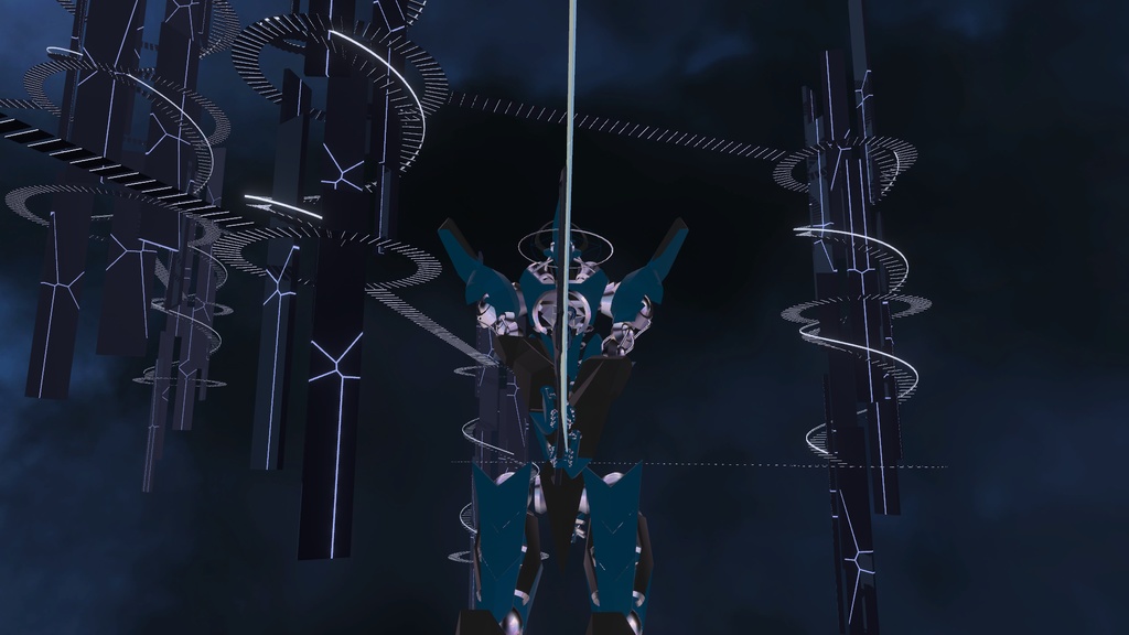 【VRChat想定】Skeletal Formation Mechanical Avatar(Universal Extended Accessory同梱)