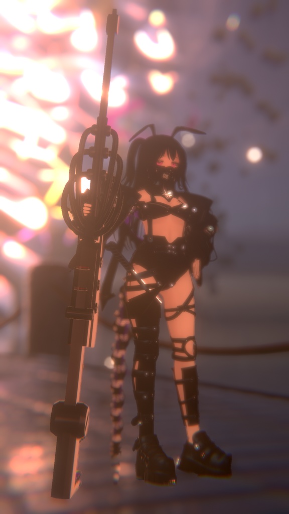 【無料】【VRChat想定】ENスナイパーライフル