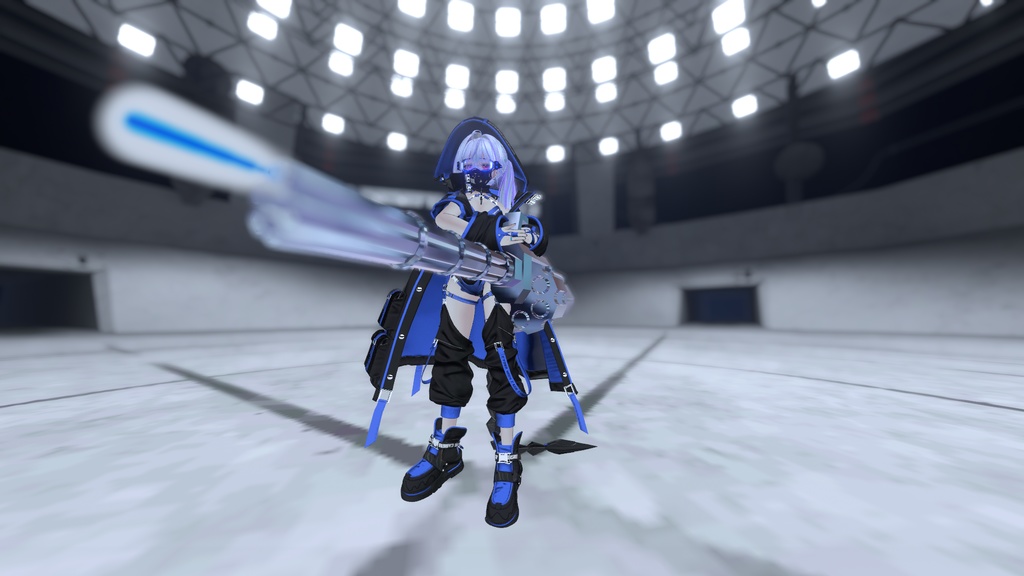 【VRChat想定】ENリボルバー・ガトリング