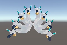 【無料】【VRChat想定】テールガトリング(ヘイロー同梱)