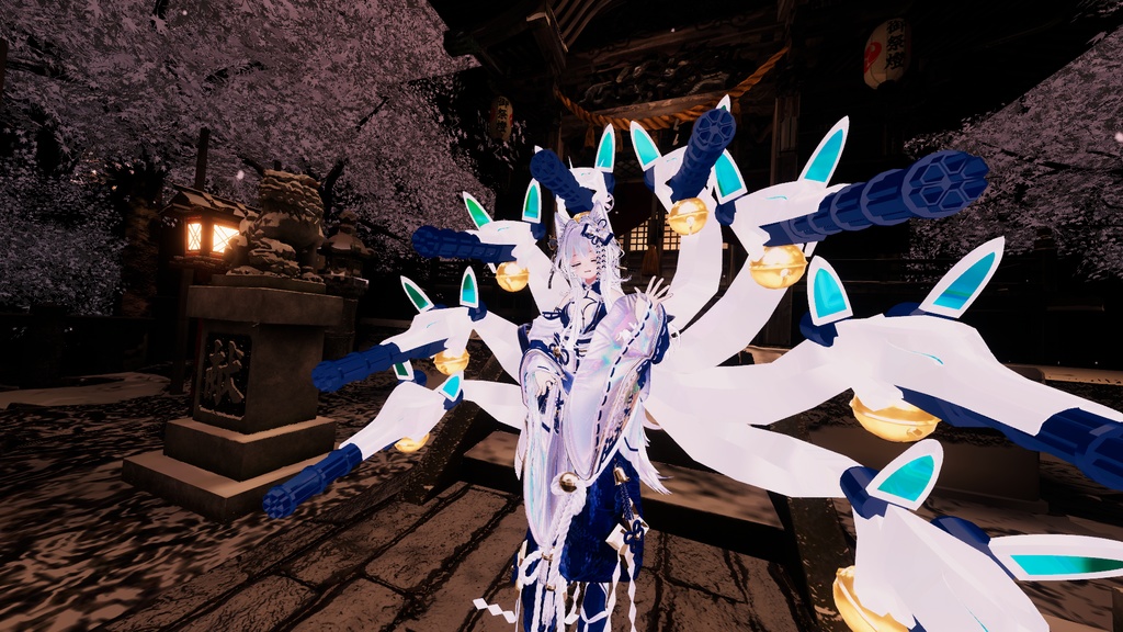 【VRChat想定】テールガトリング(ヘイロー同梱)