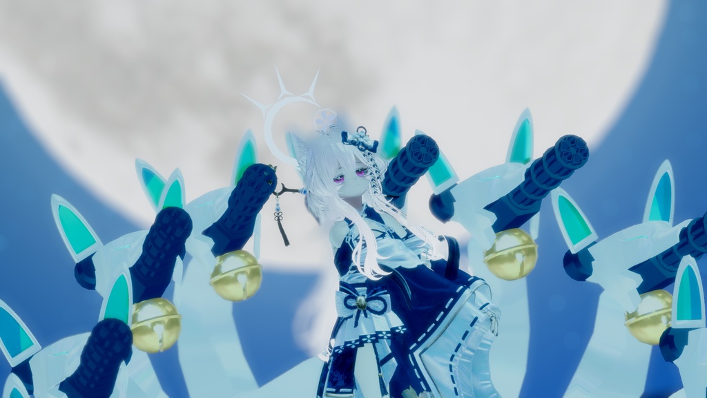 【無料】【VRChat想定】テールガトリング(ヘイロー同梱)
