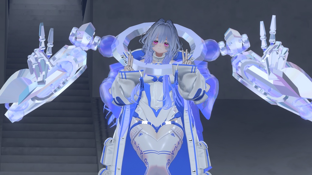 【無料】【VRChat想定】ネックエンハンスドアーム