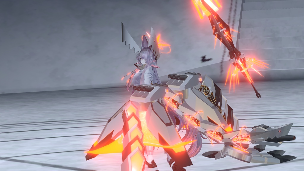 【Rize対応】【VRChat想定】強化外骨格model5【無料アイテムあり】
