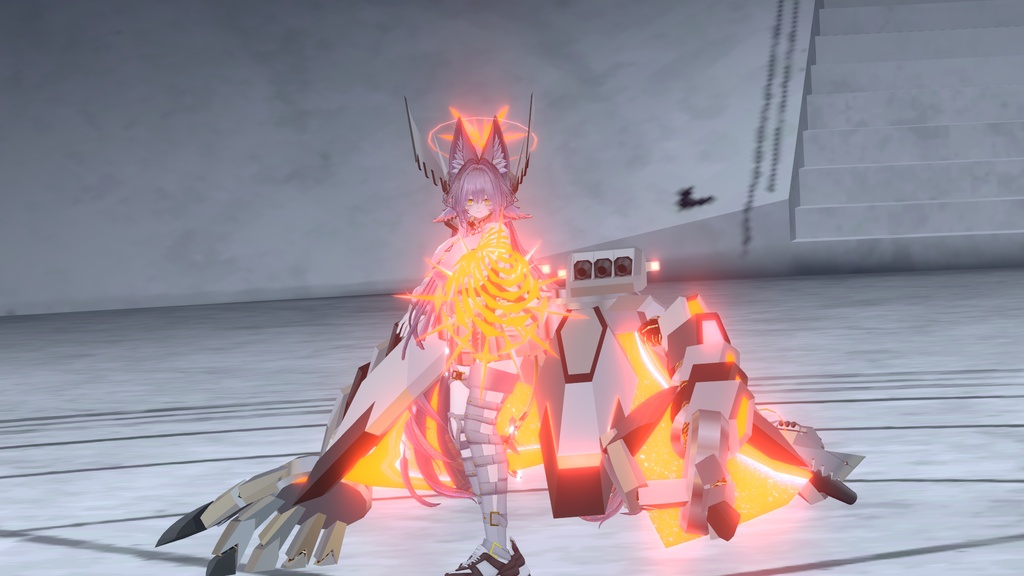 【Rize対応】【VRChat想定】強化外骨格model5【無料アイテムあり】
