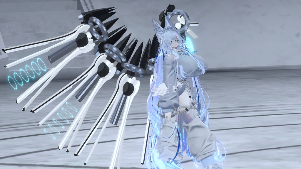 【VRChat対応】【MA対応】破壊天使砲/ファンネルウィング