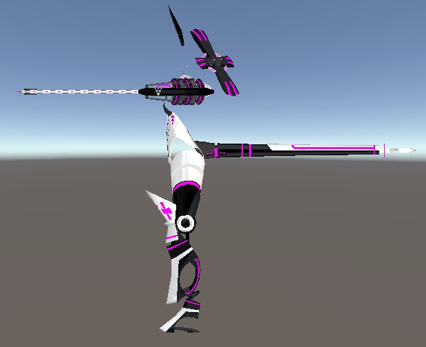 【VRChat想定】【Rize専用】バニーっぽいサイバー系衣装Ver.1.0.0【無料あり】