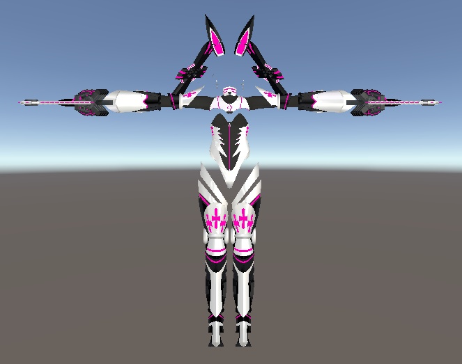 【VRChat想定】【Rize専用】バニーっぽいサイバー系衣装Ver.1.0.0【無料あり】