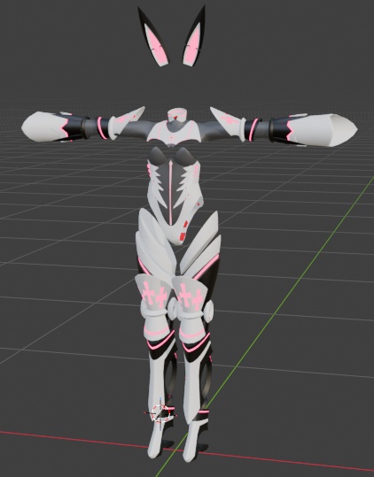 【VRChat想定】【Rize専用】バニーっぽいサイバー系衣装Ver.1.0.0【無料あり】