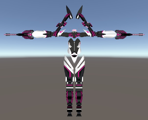 【VRChat想定】【Rize専用】バニーっぽいサイバー系衣装Ver.1.0.0【無料あり】