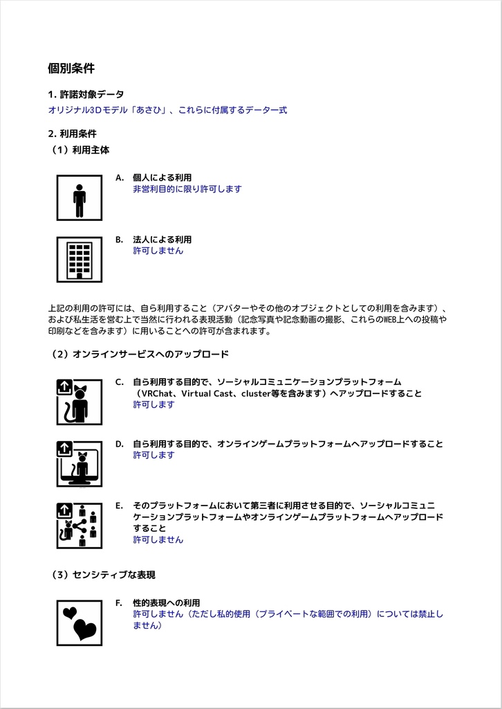 オリジナル3Dモデル「あさひ」(VRMのみの暫定版)