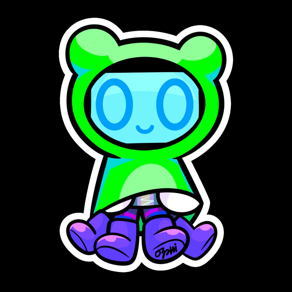 #JOVAL STICKER (frog)