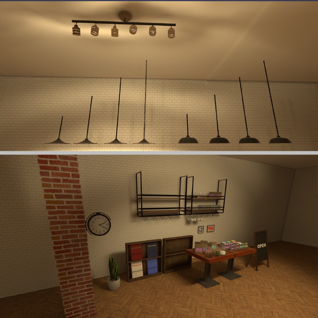 ワールドアセットストラクチャー『カフェ風インテリア』