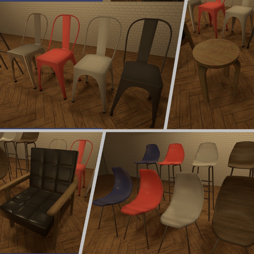 ワールドアセットストラクチャー『カフェ風インテリア』