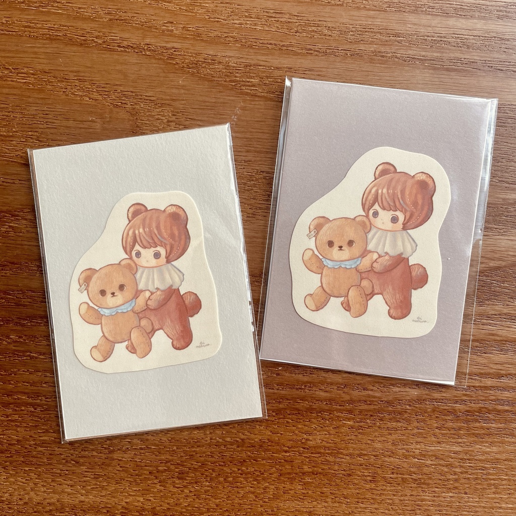 ステッカー「こぐま」