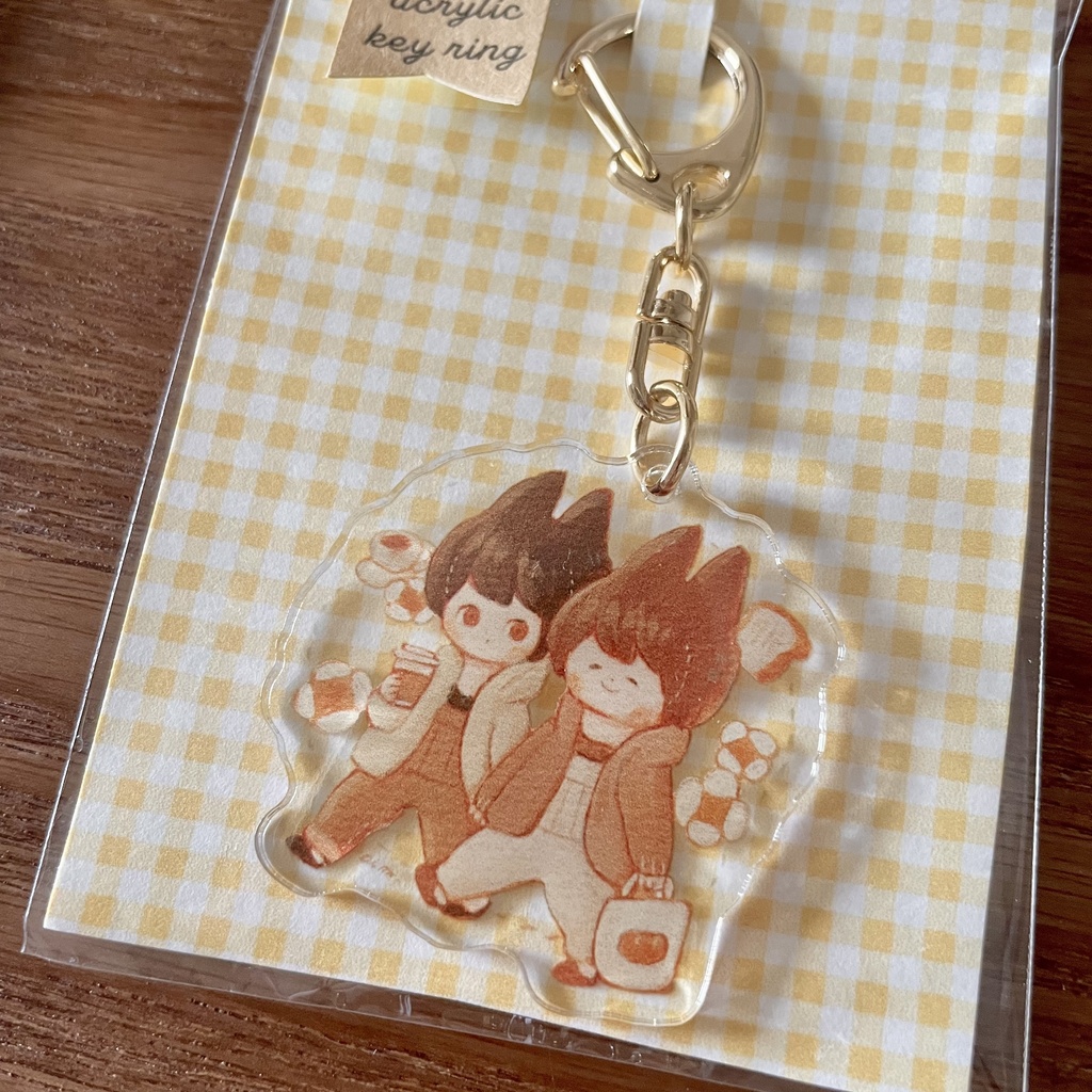 アクリルキーホルダー「お散歩ねこくんズ」