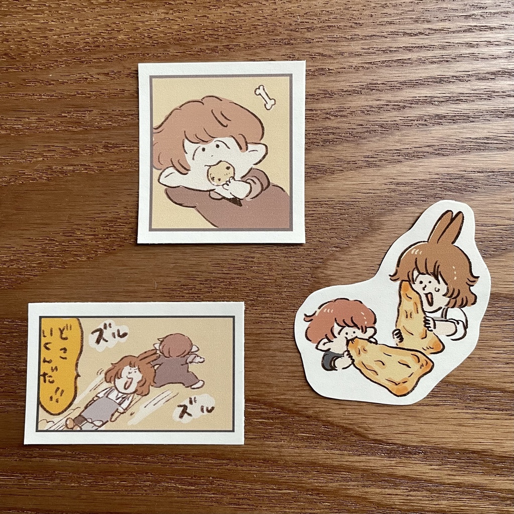 うさおとララフェルシール