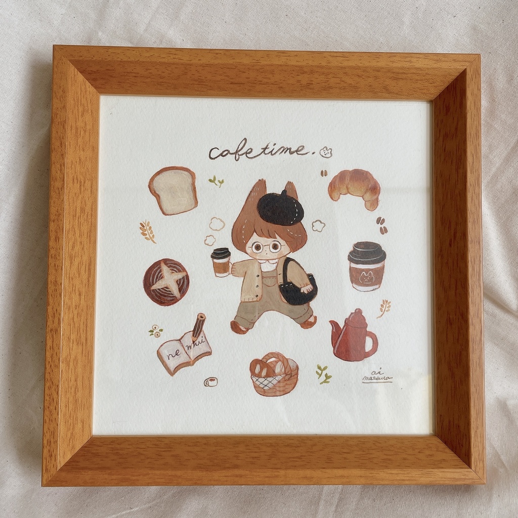原画「カフェタイム」