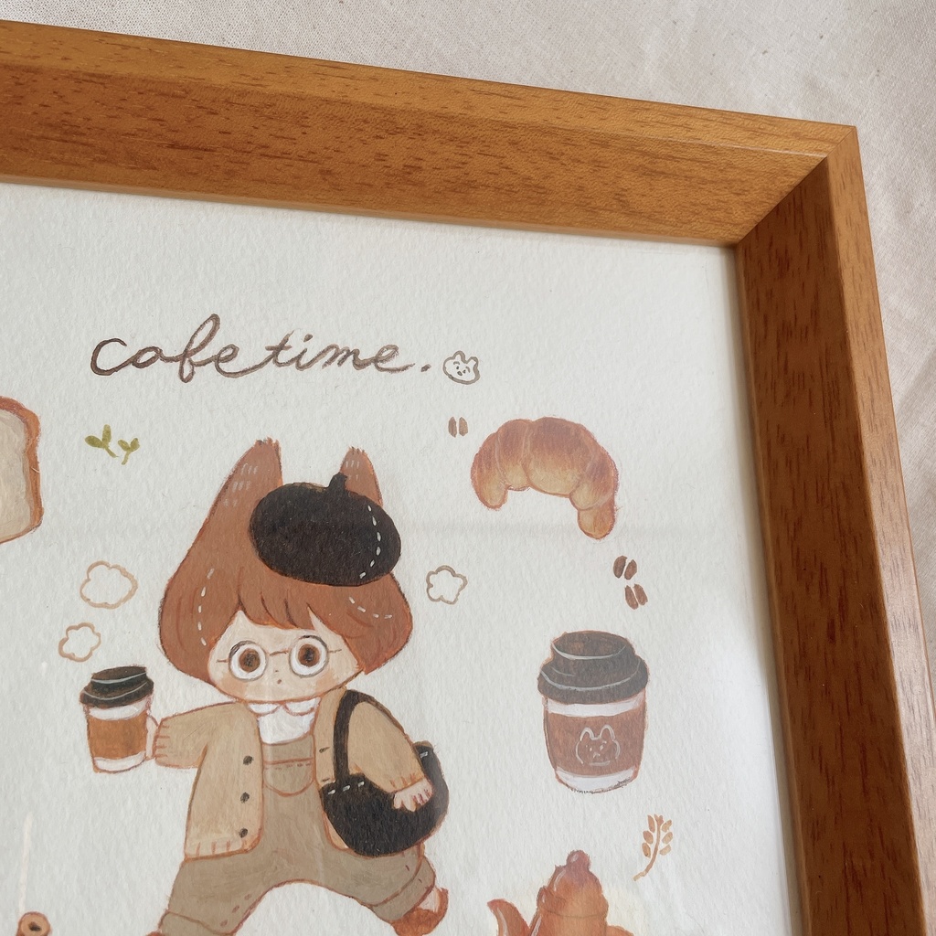 原画「カフェタイム」