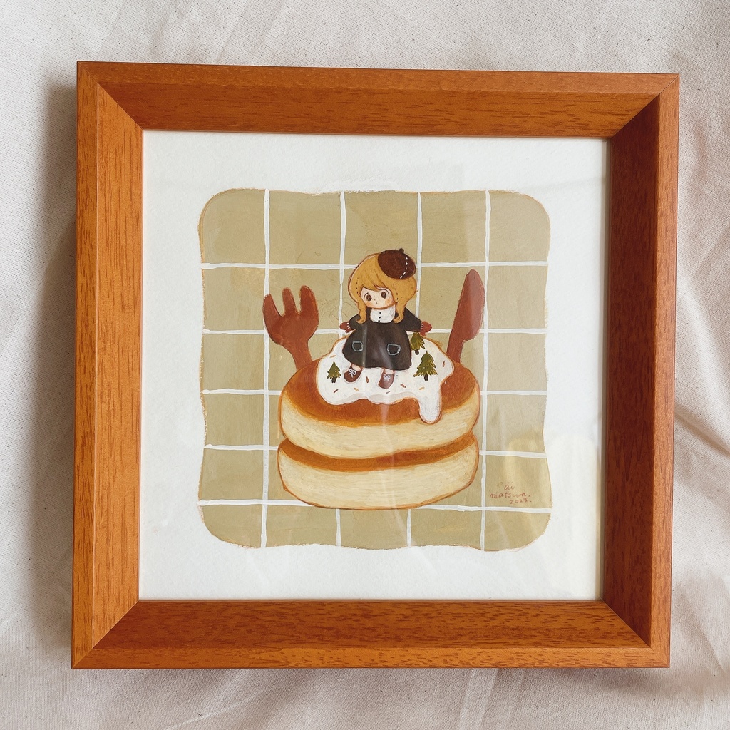原画「ふわふわのパンケーキ」