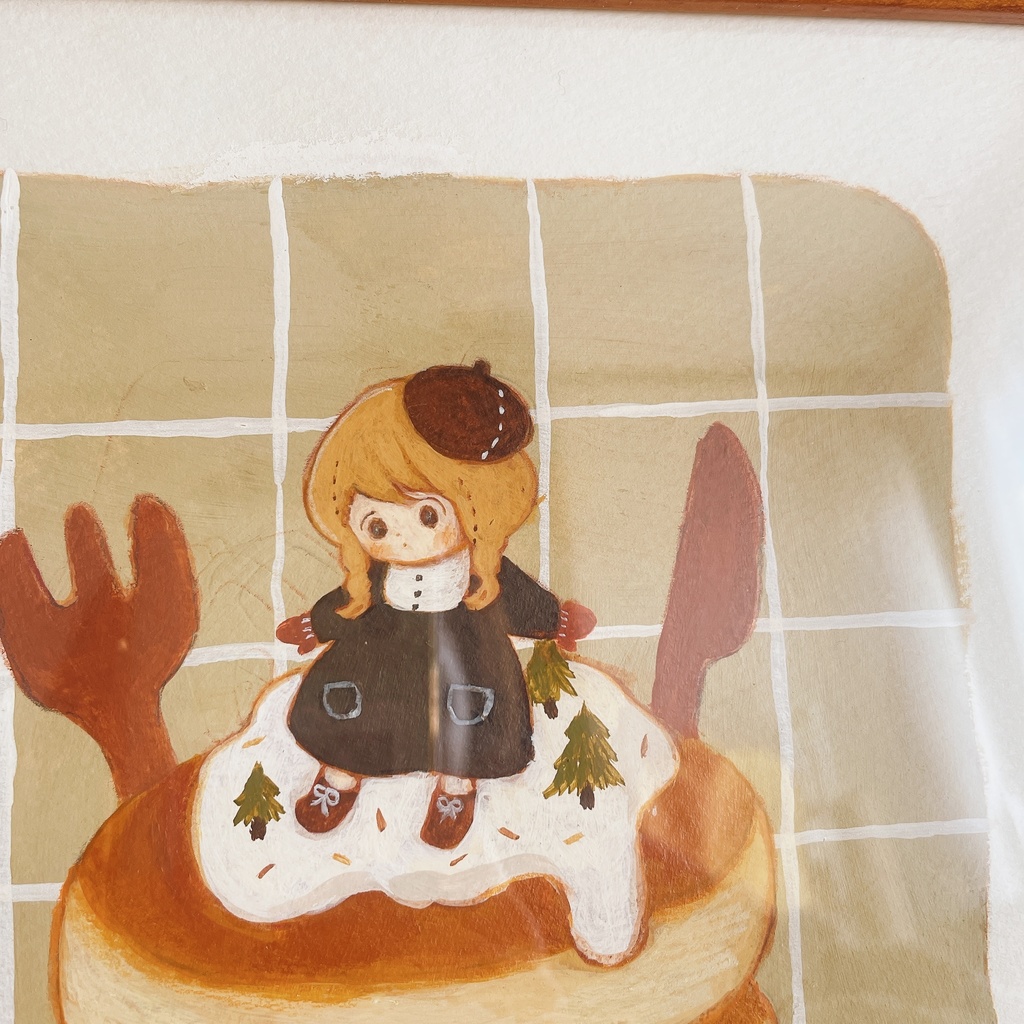 原画「ふわふわのパンケーキ」