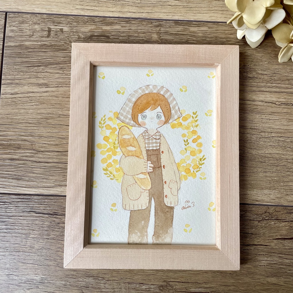ドローイング原画(大)フランスパンと