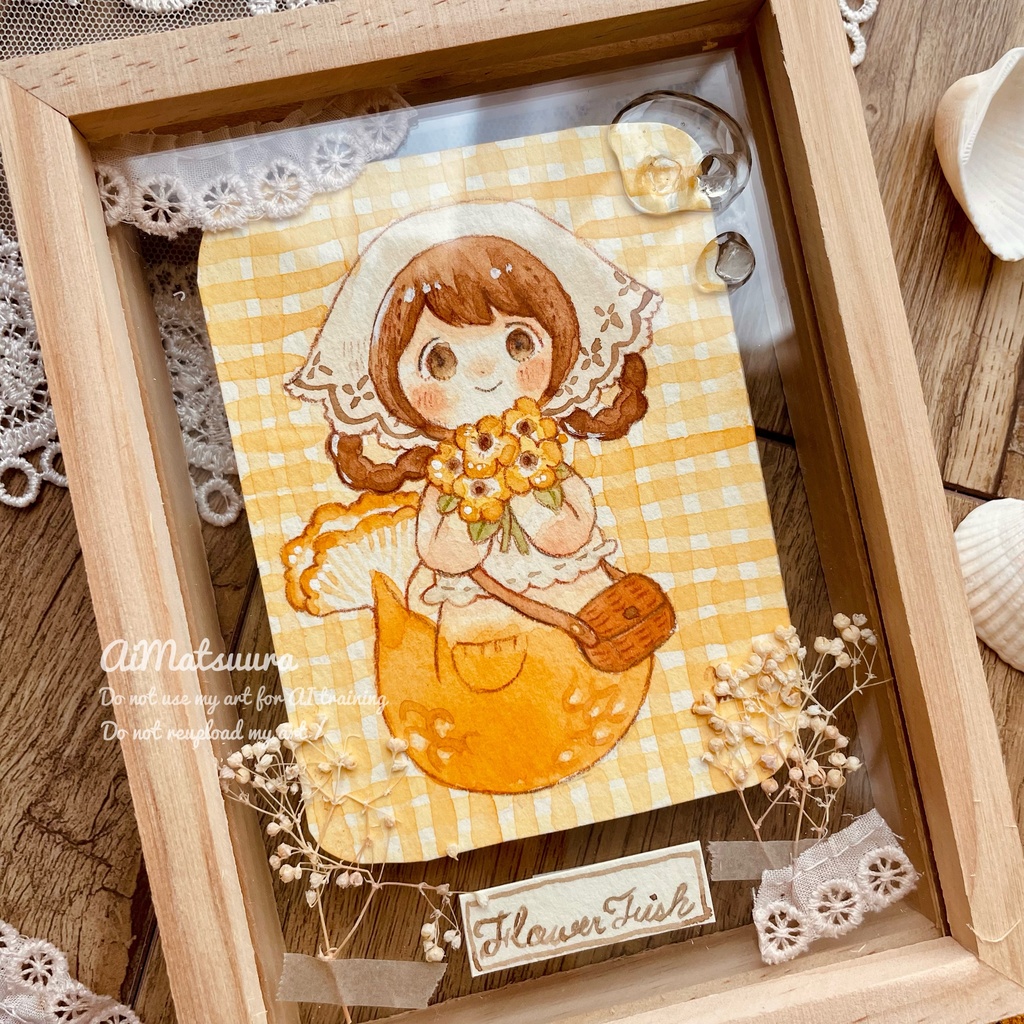 標本原画「Flower fish」