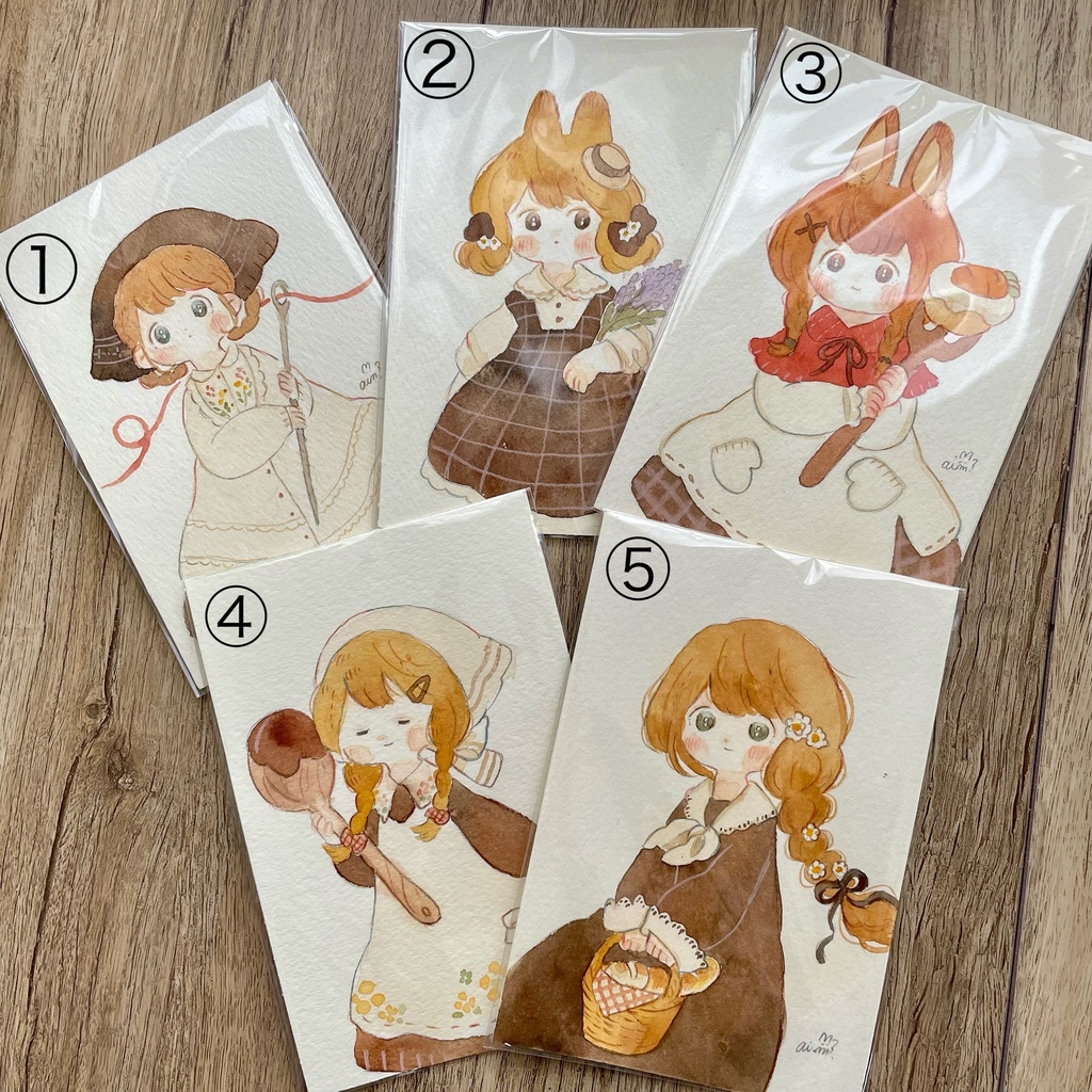 ドローイング原画 1〜5