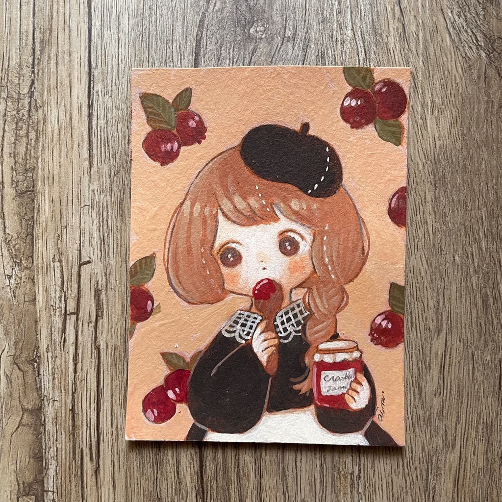 アクリル原画「クランベリージャム」