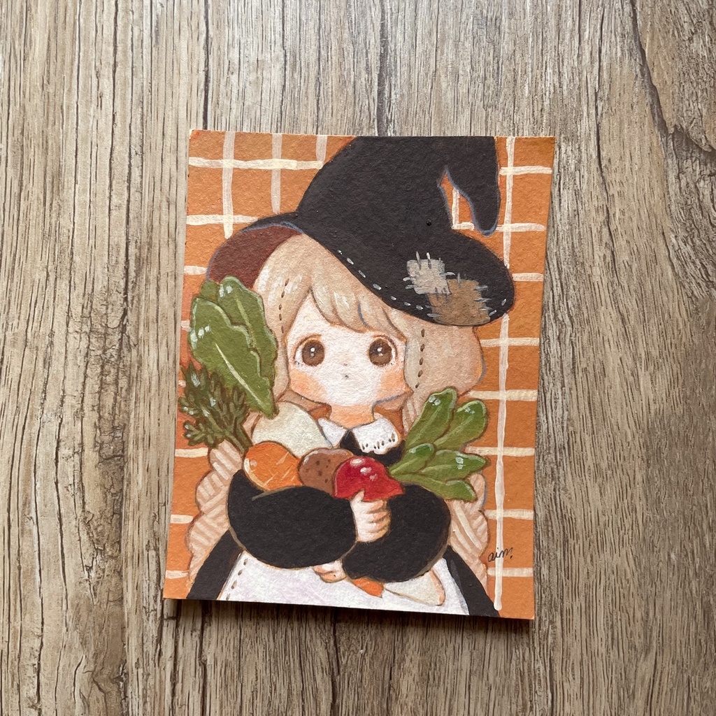 アクリル原画「お野菜」
