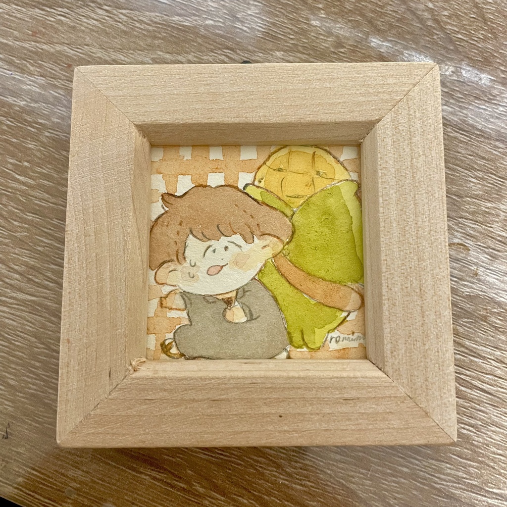 水彩イラスト「ララフェルともろこしさま」