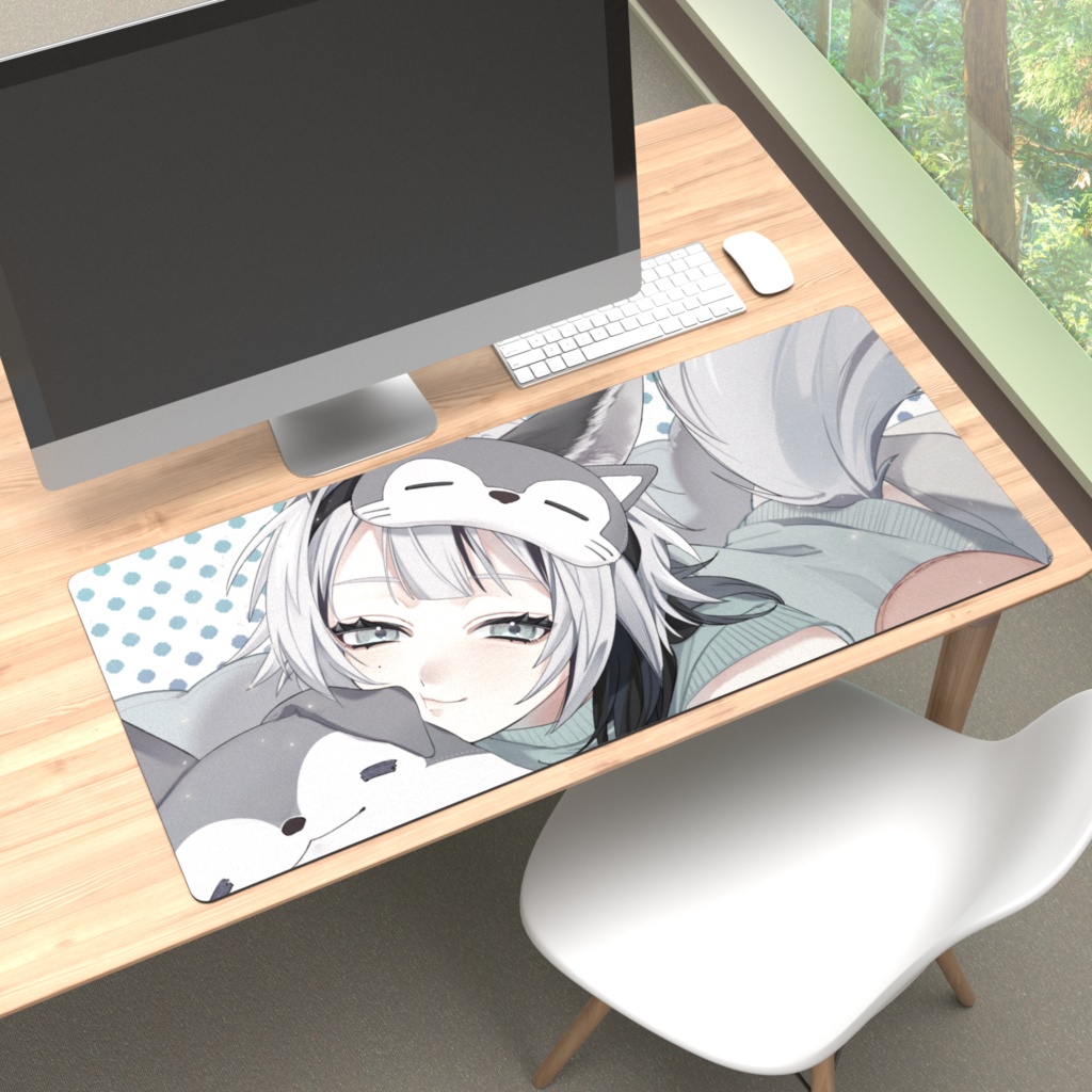 ゆにちゃまを………下敷きに……！？プレイマット