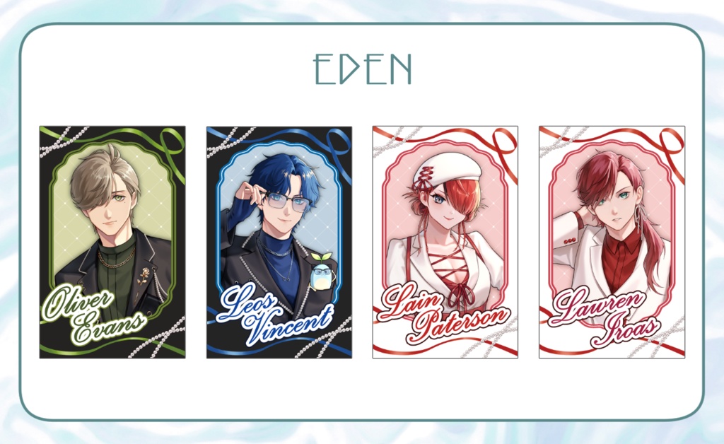 【非公式】エデン組各種チェキ風カード