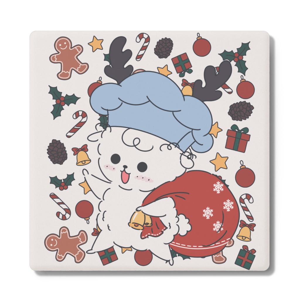 【Christmas】冬のティータイムに魔法を。ヤンヤンと仲間たちのコースター_メロウ