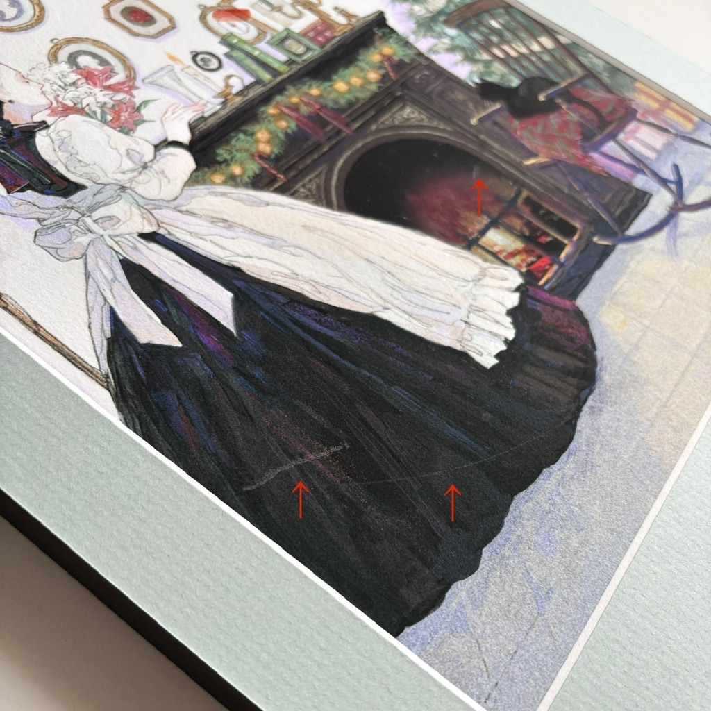 【※キズ有】ジークレー作品「クリスマスの準備」