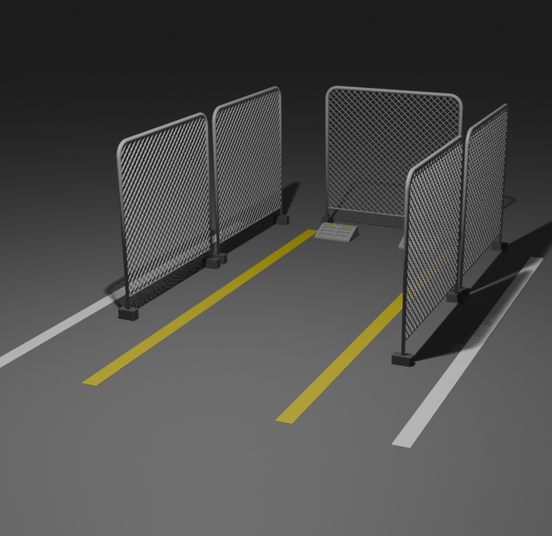 3Dモデル 駐車場アセットパック