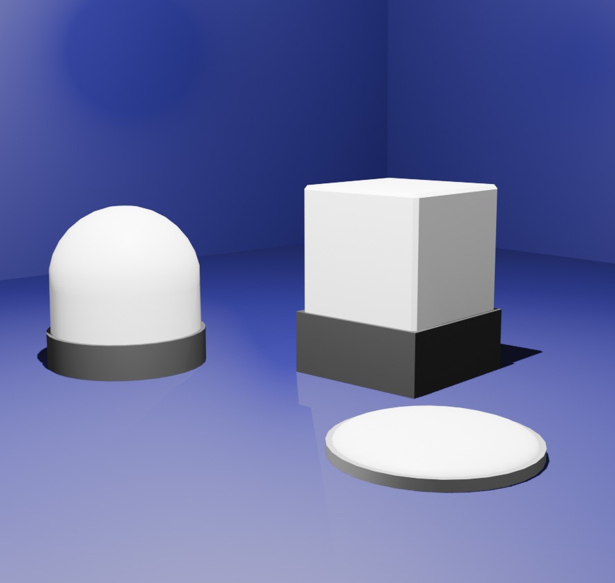 3Dモデル グラウンドライト3種セット