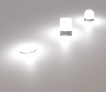 3Dモデル グラウンドライト3種セット