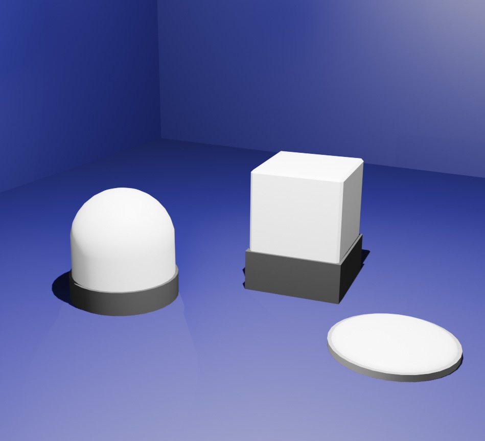 3Dモデル　グラウンドライト3種セット