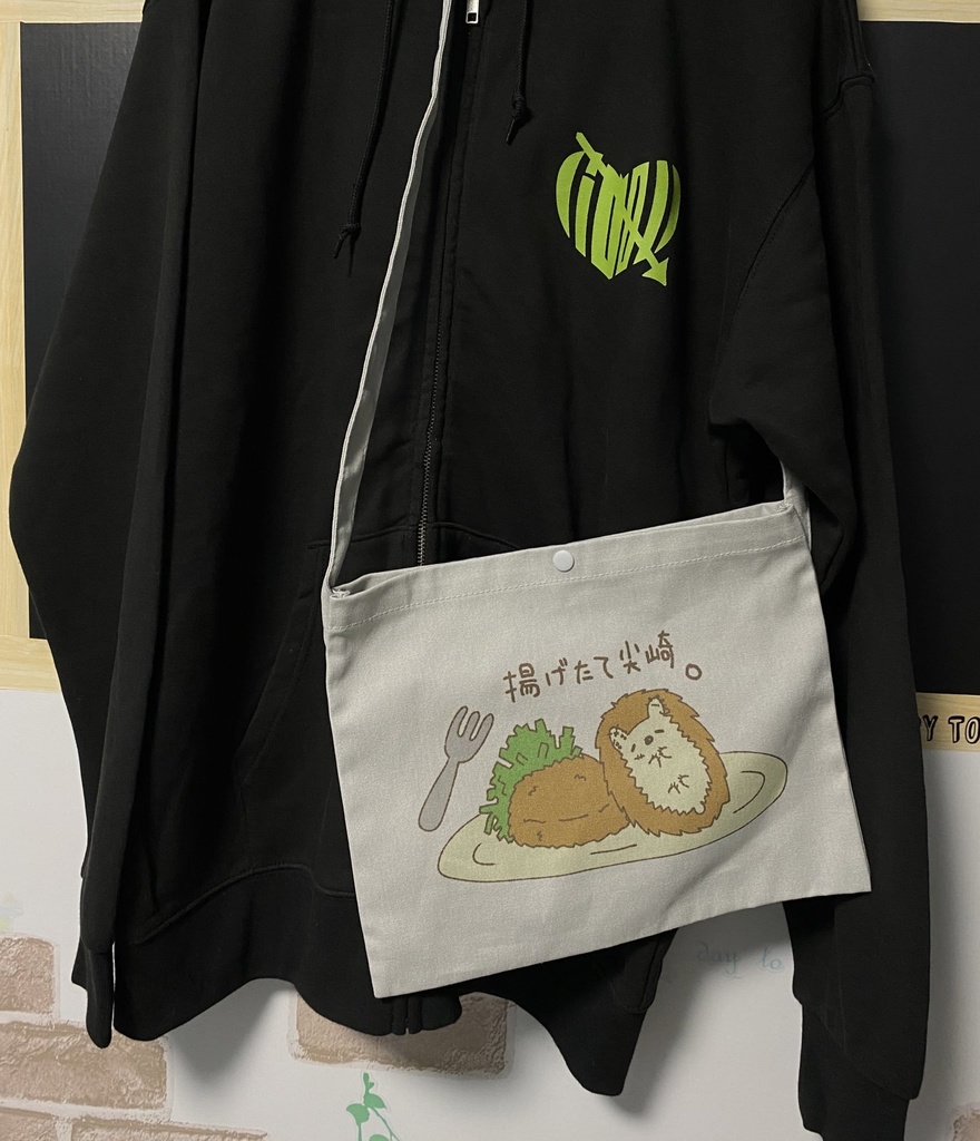 【尖崎にどる】揚げたて尖崎 サコッシュ【オリジナル】