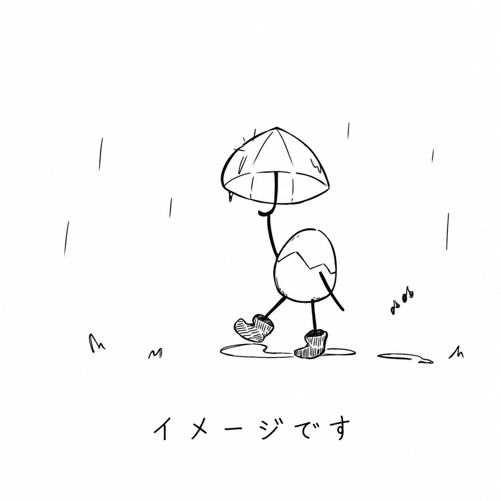 餅のおこめイラスト 白Tシャツ 01